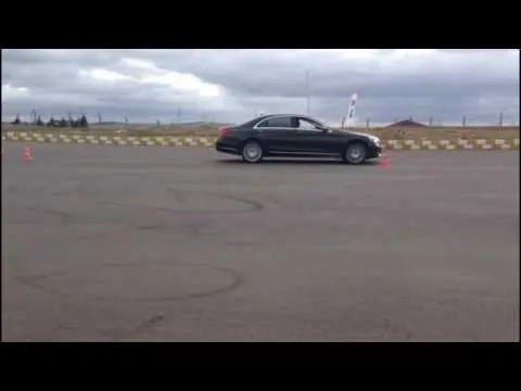Mercedes s500 4MATIC L Vision İle Basit Eğitim Parkurları