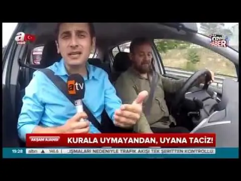 Trafikte Hız Tacizi AHaber