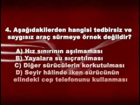 tarfik bilgisi tetbirsiz ve saygısız araç kullanmak sürüş akademisi çetin büyükçınar